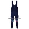 Fietsbroek Lang met Bretels 2023 Trek Factory Racing XC Donkerblauw